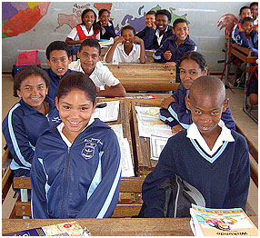 Schulklasse in einer Primary School