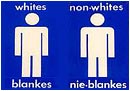 Toilettensymbole während der Apartheid