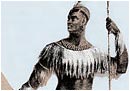 Zulu-König King Shaka