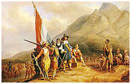 The Landing of Jan Van Riebeeck, Gemälde