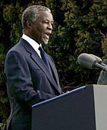 Südafrikas Ex-Präsident Thabo Mbeki